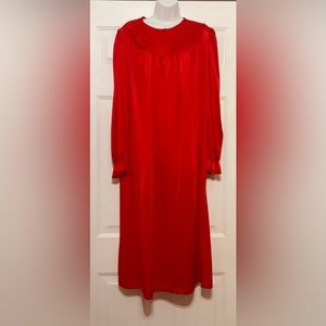 Vintage Nancy King Lingerie Red Size 1X Made in USA